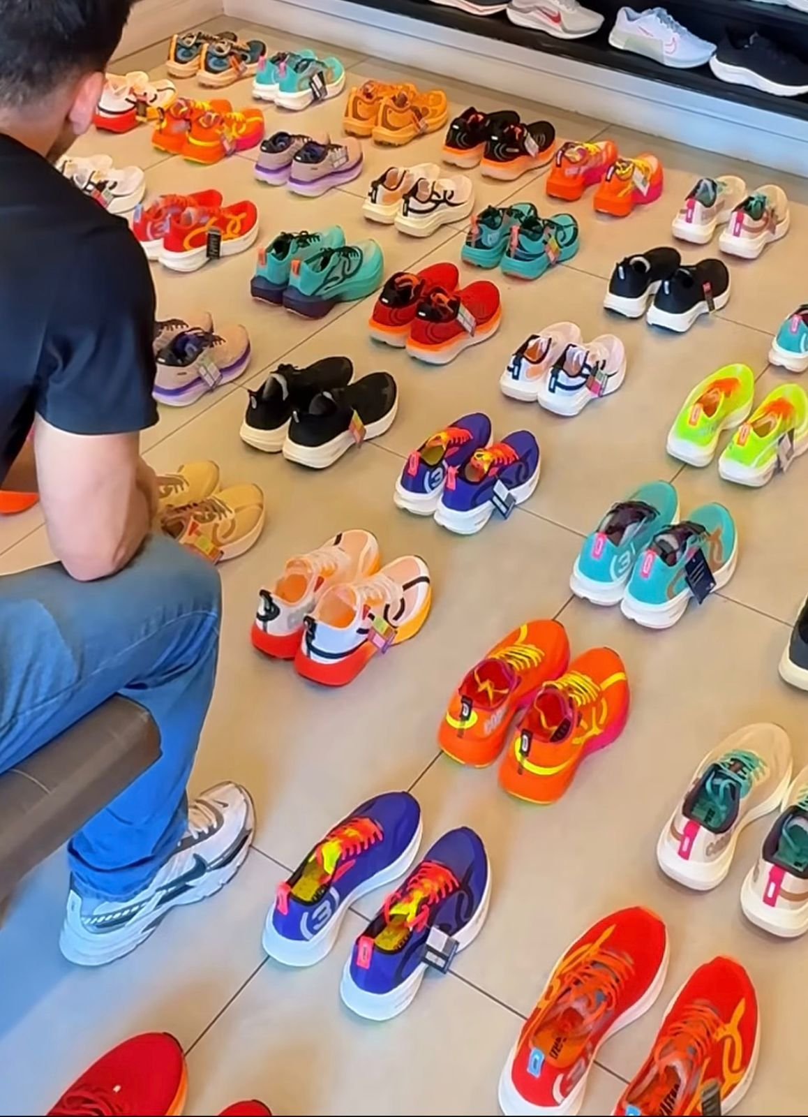 Linha Olympikus Corre com os modelos Corre Max, Corre 4, Corre Turbo, Corre Grafeno 3 e Corre Supra 2 em destaque.