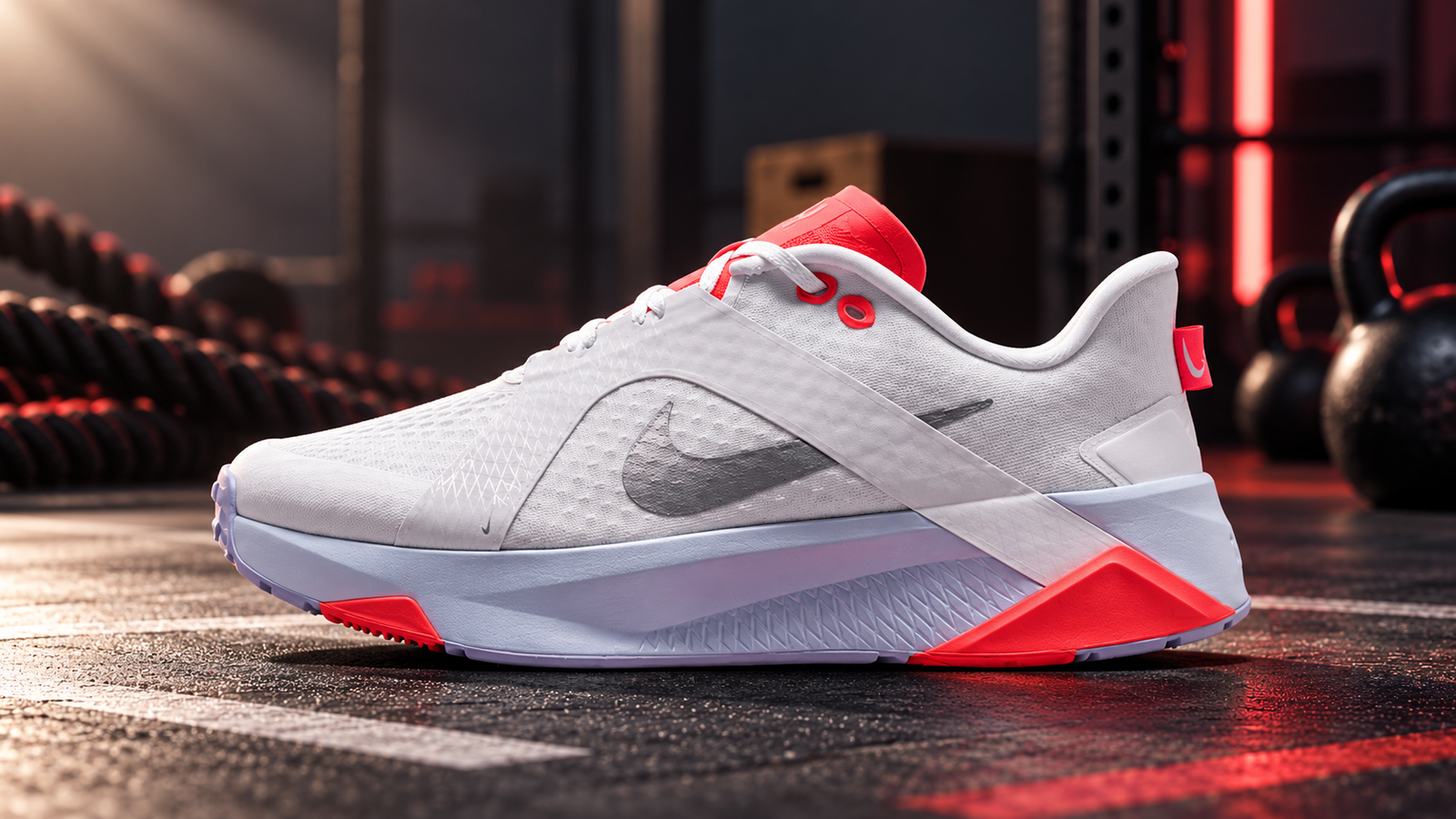 Tênis Nike Hybrid RN desenvolvido para treinos que combinam corrida e exercícios de força.
